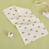 25x50cm Baby Six-layer Pure Cotton Gauze Small Towel Face Towel Square Towel Mouth Towel Baby Washcloth