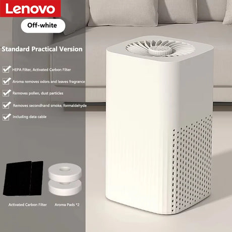 Lenovo Smart Air Purifier Desktop Air Cleaner 360°Air Intake Eliminate Formaldehyde Smoke Dust Quickly Removes Odors Low Noise