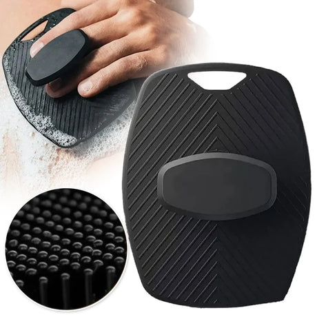 New Soft Silicone Exfoliating Brush Rub Back Brush Body Cleansing Scrubber Brush Shower Gentle Massage Bath Brush Bath Supplies