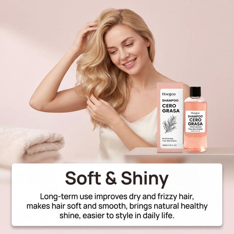 Volumizing Refreshing Shampoo Gentle Frizz Control Smooth Clean Scalp Care Lightweight Nourishing All Hair Types Daily Wash