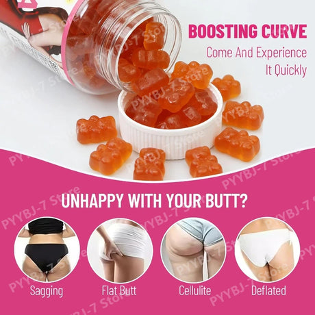 Vegan Maca Gummies Natural Plant Extract Energy Support Energy Hip Curves Support Daily Nutritional Supplement
