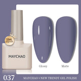 MAYCHAO 12ml Gel Nail Polish Set Professional Salon Nail Art Gels Varnish UV LED Semi Permanent Nail Lacquer Nail Supplies