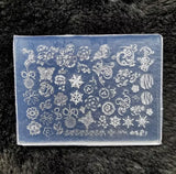 1pc Butterfly Sweater Snowflake 3D Acrylic Mold  Photo Frame  Silicone  Nail Art   Nails DIY  Nail Art Templates Nails  Mold