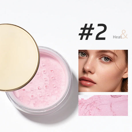Diamond Glitter Loose Powder 6 Colors Pearlescent Oil Control Mineral Powder Face Foundation Cosmetics Lasting Makeup Powder
