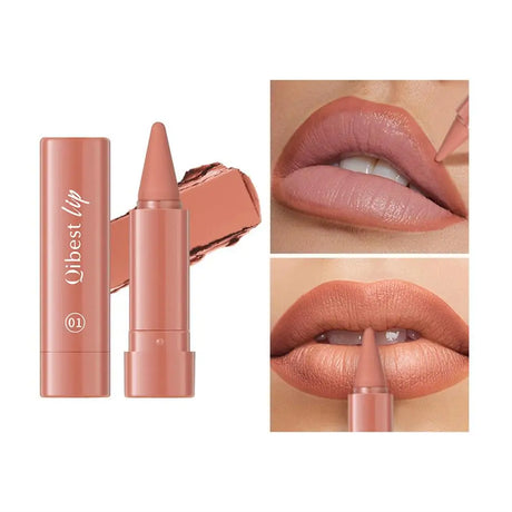 6Pcs Velvet Matte Lip Liner Pencil Set High Pigment Smooth Silky Texture Easy to Color & Define Lip Contours Daily Lip Makeup