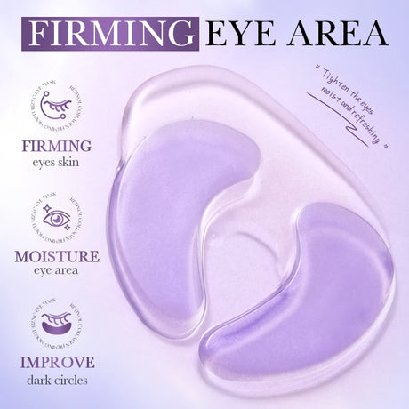 BIOAQUA Retinol Crystal Collagen Eye Mask Anti Dark Circles Anti-Wrinkles Moisturizing Anti-Aging Eye Patches Skin Care