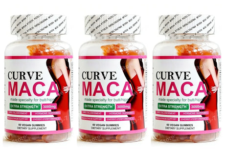 Vegan Maca Gummies Natural Plant Extract Energy Support Energy Hip Curves Support Daily Nutritional Supplement