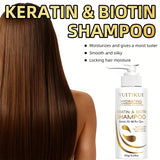 YUITIKUE Keratin & Biotin Hydrating Shampoo | Natural Gentle Formula, Daily Hair Care 150g