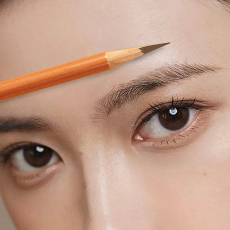 Eyebrow Pen Hard Microblading Brow Definer Enhancers Pencil Waterproof Easy To Apply Makeup Natural Wild Brows Tint