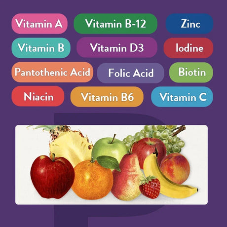 Multivitamin Gummies - Enhances Energy Levels, Immune Support, Antioxidant - with Vitamins and Minerals