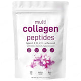Multi-Collagen Peptides Powder – Hydrolyzed Collagen Blend with Vitamin C & Biotin Supports Skin,Hair and Nail  Health 454g/1lb