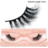 Half Lashes Short Mink Eyelashes Fluffy Soft False Eyelashes Wispy Cross Strip Eye Lashes Natural Mink Eyelash Extension Makeup