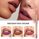12 color lip enriching lipliner, lip moisturizing, three-dimensional fitting, light, thin, silky and clear Valentine's Day gift