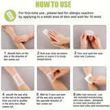 10/20/30/50 Pcs Depilatory Wax Strips For Hair Removal Wax Paper Cold Wax Strips Paper For Face Neck Arm Leg Body Beauty Tools
