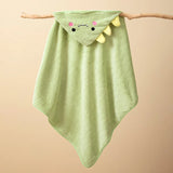 Toddler Bathrobe Infant Bath Towel Boy Girl Blankets Swaddle With Hood Cartoon Coral Fleece Towel Blanket Newborn Kids Bedding