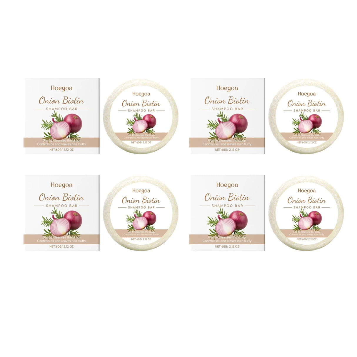 Onion Biotin Shampoo Soap Rosemary Gentle Cleansing Nourish Scalp Hair Growth Anti Loss Moisturizing Smooth For All Hair Types
