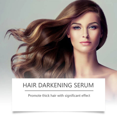 Hair Darkening Serum Deep Clean Scalp Dirt Nourish Strengthen Hair Roots Prevent Hair Loss Anti Breakage Hair Care Essence