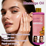 300ml Facial Body Massage Oil Kojic Acid Whitening Serum Glow Booster Cast Oil Turmeric Retinol Oil Brightening Skin Care