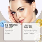 Caffeine Firming Eye Cream Fade Dark Circles Anti-Puffiness Lighten Fine Lines Under The Eyes Remove Eye Bags Roller Eye Massage