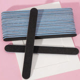 10 Pack Red Core Nail Files Professional Double-Sided 17.8x1.9cm Size for Salon And Home Use