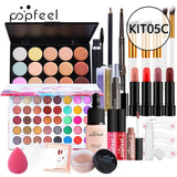 Christmas Makeup Gift Box Foundation Eyeshadow Powder Long Lasting Lip Ink 27 Pieces Birthday Gifts Makeup for Women Full Kit