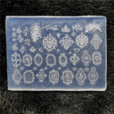 1pc Butterfly Sweater Snowflake 3D Acrylic Mold  Photo Frame  Silicone  Nail Art   Nails DIY  Nail Art Templates Nails  Mold