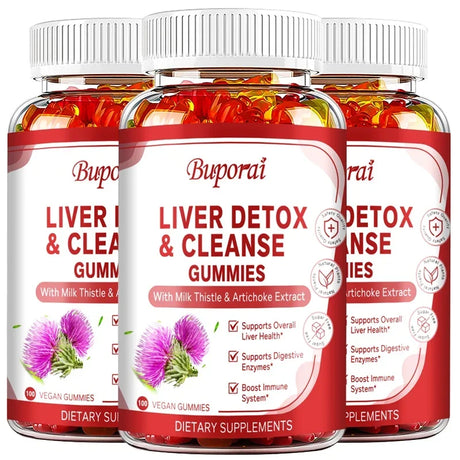 Liver Cleanse & Detox Gummies - Improve Digestion, Enhance Immunity, Help Cleanse The Liver and Promote MetabolismSupplements