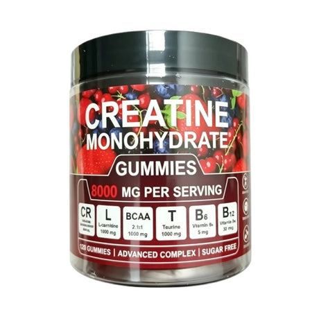 Creatine Monohydrate Gummies And Vitamins NEW 8000 mg SUGAR FREE
