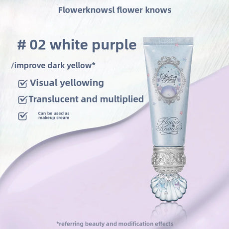 Flower Knows Shell Pearl Collection Primer Concealer BB Cream Moisturizing Color Correcting Dry Skin Base Face Brighten Makeup