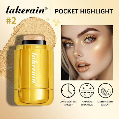 4Colors Highlighter Stick Brightening Skin Tone Contouring Natural Stereo Concealer Blush Multi-Purpose Stick