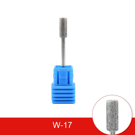 Diamond Ceramic Nail Drill Bits Milling Cutter For Manicure Left Right Rotary Cuticle Files Buffer DIY Nails Accessories Tools
