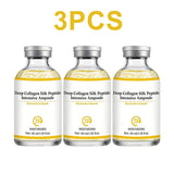 Deep Collagen Silk Peptide Intensive Ampoule Face-Lift Serum with Peptides & Deep Collagen Plumping, Smooth, Korean Skincare