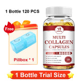 YIMIDUK Multi Collagen Peptides 1500mg Capsules, Supports Skin, Hair, Nails, Joint & Bone Health, Digestion & Daily Vitality