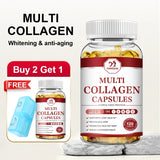 YIMIDUK Multi Collagen Peptides 1500mg Capsules, Supports Skin, Hair, Nails, Joint & Bone Health, Digestion & Daily Vitality