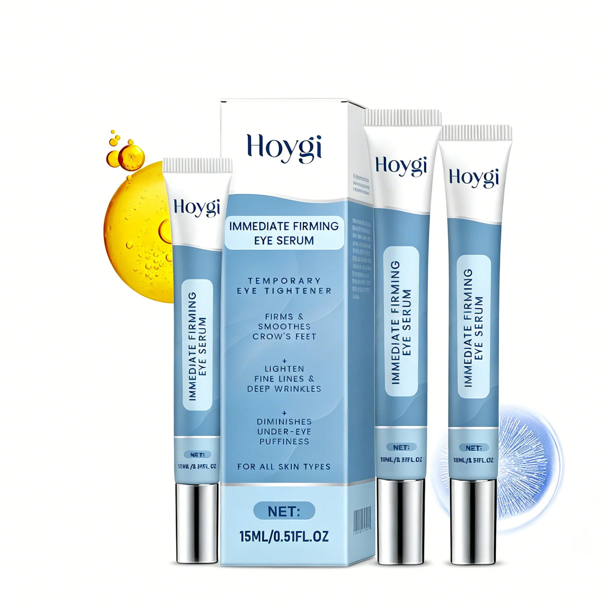 Hydrating Eye Cream,Fade Dark Circles Powerfully,Collagen Smooths Crow  Feet,Deeply Hydrate & Lock Moisture,Anti Aging Against Photoaging,De Puffs & Refreshes Tired Eyes,Milia Free Lightweight Texture,Vegan & Cruelty Free