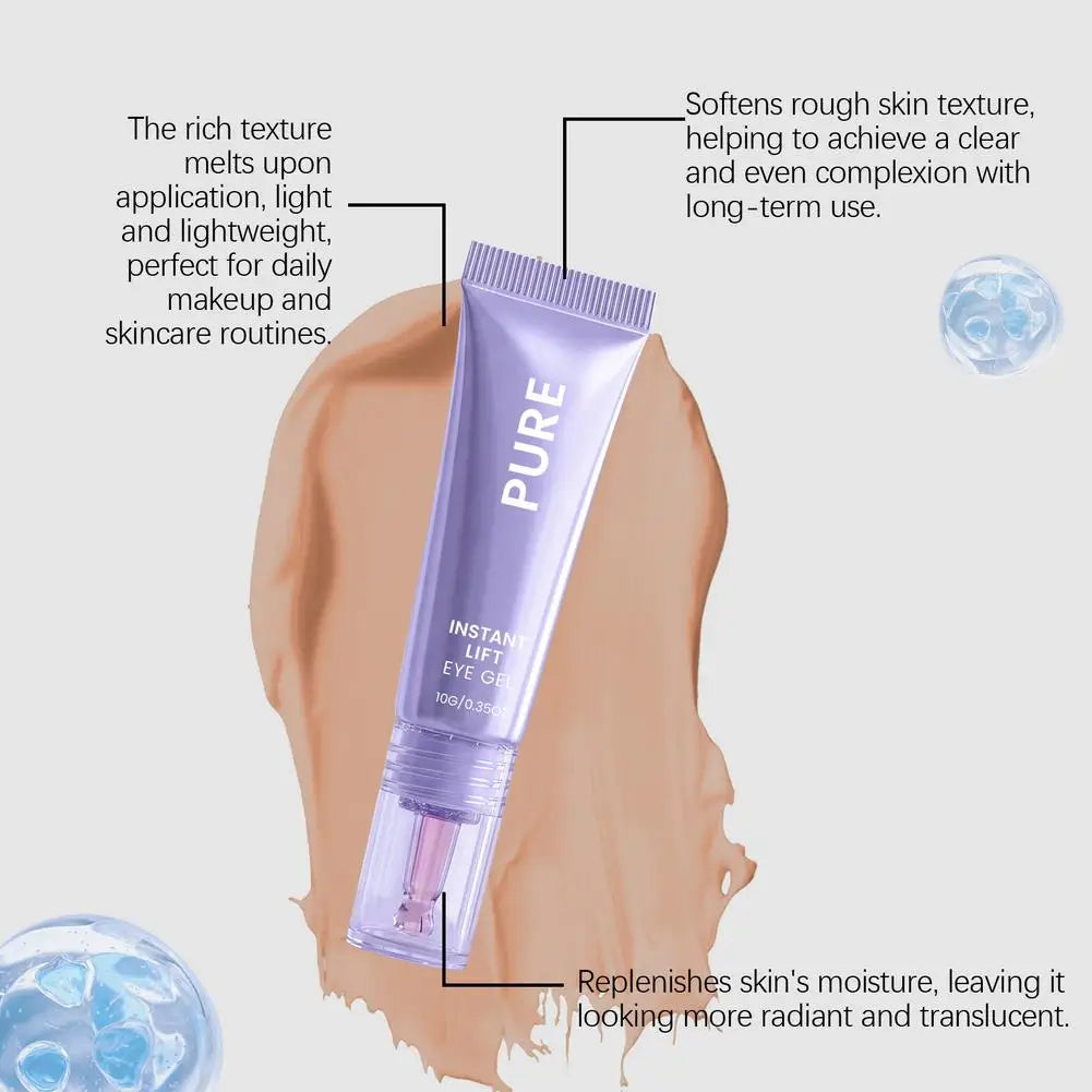 PURE INSTANTLIFTEYE GEL Collagen Moisturizing Eye Cream Gentle Nourishing Smooth Eye Skin Brightening Hydrating Eye Care