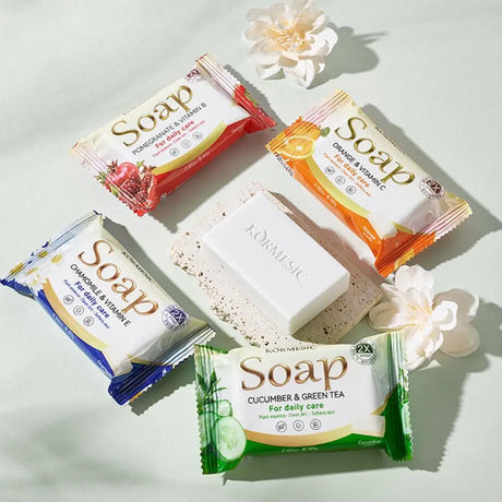 fruits Facial Soap Moisturizing Brightening Deep Cleansing Body Face Wash Foam Facial Cleanser Handmade Soap