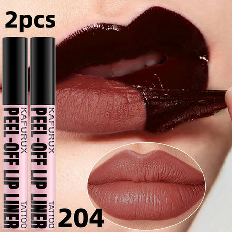 7 Colors Peel Off Lip Stain Reveal Long Lasting Waterproof Pink