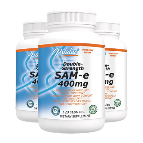 Sam-E 400mg Joint Supplement - Supports Joint Health, Brain Function, Improves Mood, Boosts Energy Levels, Relieves Stress