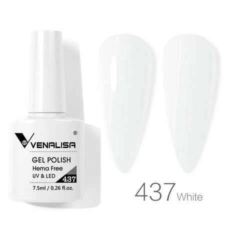 VIP5 Venalisa Nail Gel Polish Jelly Color HEMA/TPO FREE Nude Pink Semi Permanent Soak Off UVLED Gel Polish Sparkle Gel Varnish
