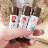 1/3 Pcs Fruity Lip Balm Moisturizing Lip Gloss Nature Nourishing Temperature Change Color Lipstick Cute Jelly Tinted Lip Care