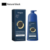 Caviar Hair Dye Cream Change Hair Color Long Lasting Black Brown Repair Gray Hair Safety Nourishing Permanent Hair Coloring Wax