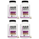 Lustriva Hair Growth Vitamins with Biotin, Marine Collagen, Saw Palmetto, Ashwagandha, Horsetail & Zinc – Thicker Hair, 90 Caps