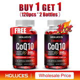 CoQ10 Supplement, Antioxidant for Cardiovascular & Heart Health, Immune Energy & Vitality Support, Super Absorption, Non-GMO