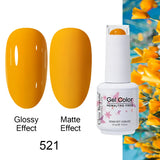 Clou Beaute Gel Nail Polish Neon Brown Royal Blue Red Green Pastal Nude Nail Art Varnishes Gel Lacquer Top Coat UV Gel Nail
