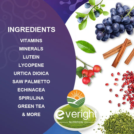Men's Multivitamin – Immune Boost with Vitamins A, B12, C, D | Daily Energy & Non-GMO