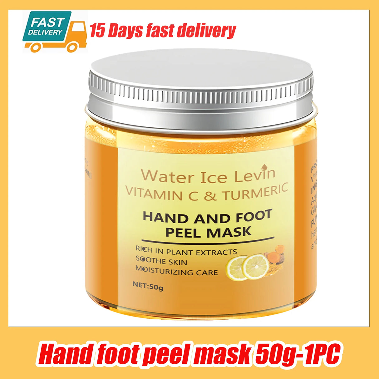 1/3/5/10 Pcs Vitamin C Turmeric Hand and Foot Skin Mask Moisturizing Exfoliating Hand Wax Cream Exfoliating Foot Skin Care