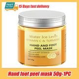 1/3/5/10 Pcs Vitamin C Turmeric Hand and Foot Skin Mask Moisturizing Exfoliating Hand Wax Cream Exfoliating Foot Skin Care