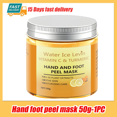 1/3/5/10 Pcs Vitamin C Turmeric Hand and Foot Skin Mask Moisturizing Exfoliating Hand Wax Cream Exfoliating Foot Skin Care