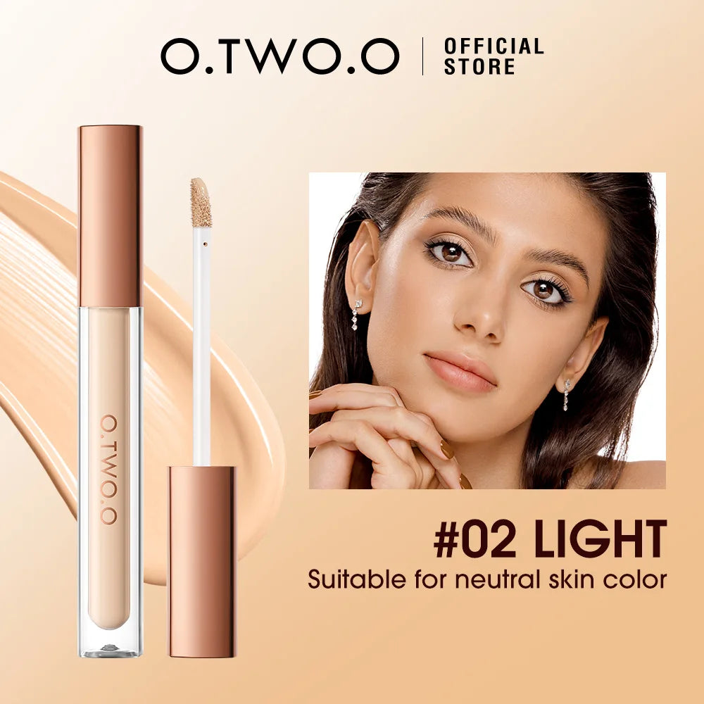 Waterproof Matte Concealer Cream Lightweight Foundation Makeup Base Full Coverage For Face And Dark Circles